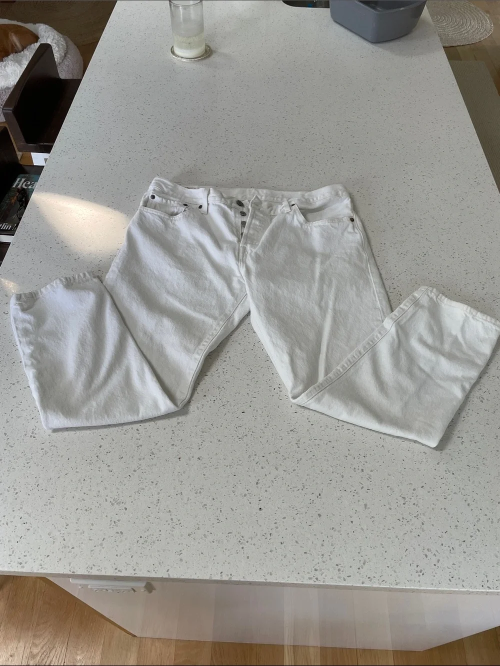 Levi's 502 CT Ecru/White Jeans